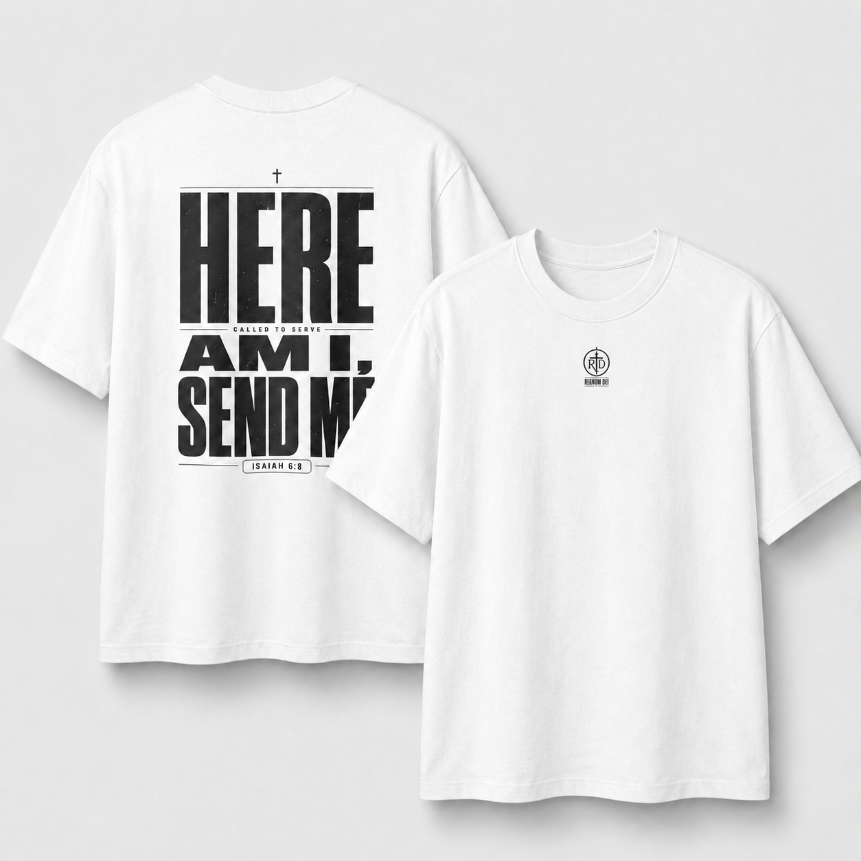 Isaiah 6:8 | Unisex Heavy Oversize Tee