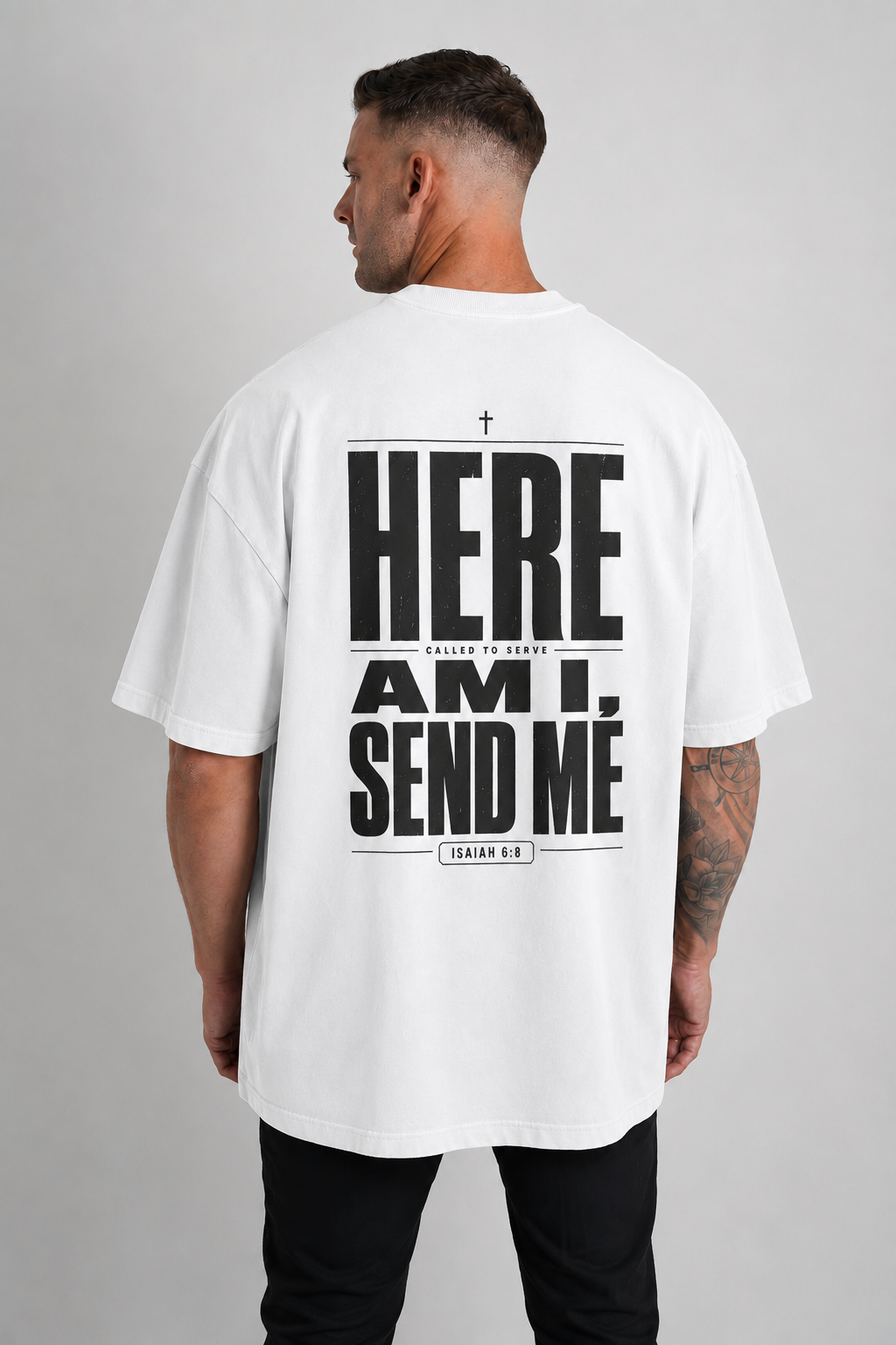 Isaiah 6:8 | Unisex Heavy Oversize Tee