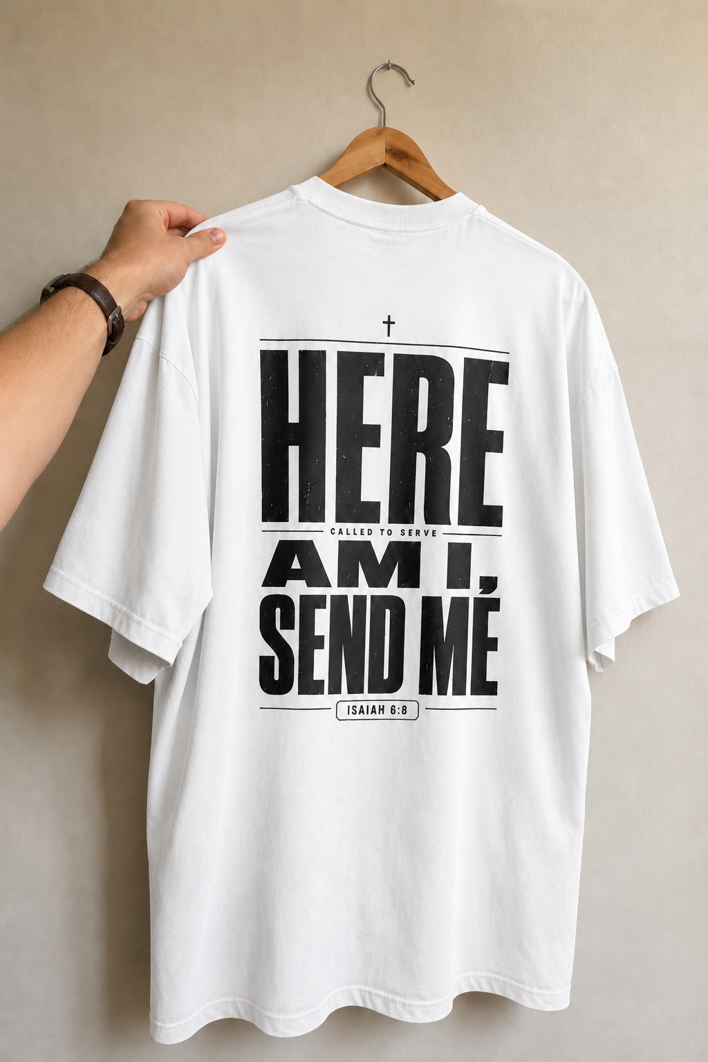 Isaiah 6:8 | Unisex Heavy Oversize Tee