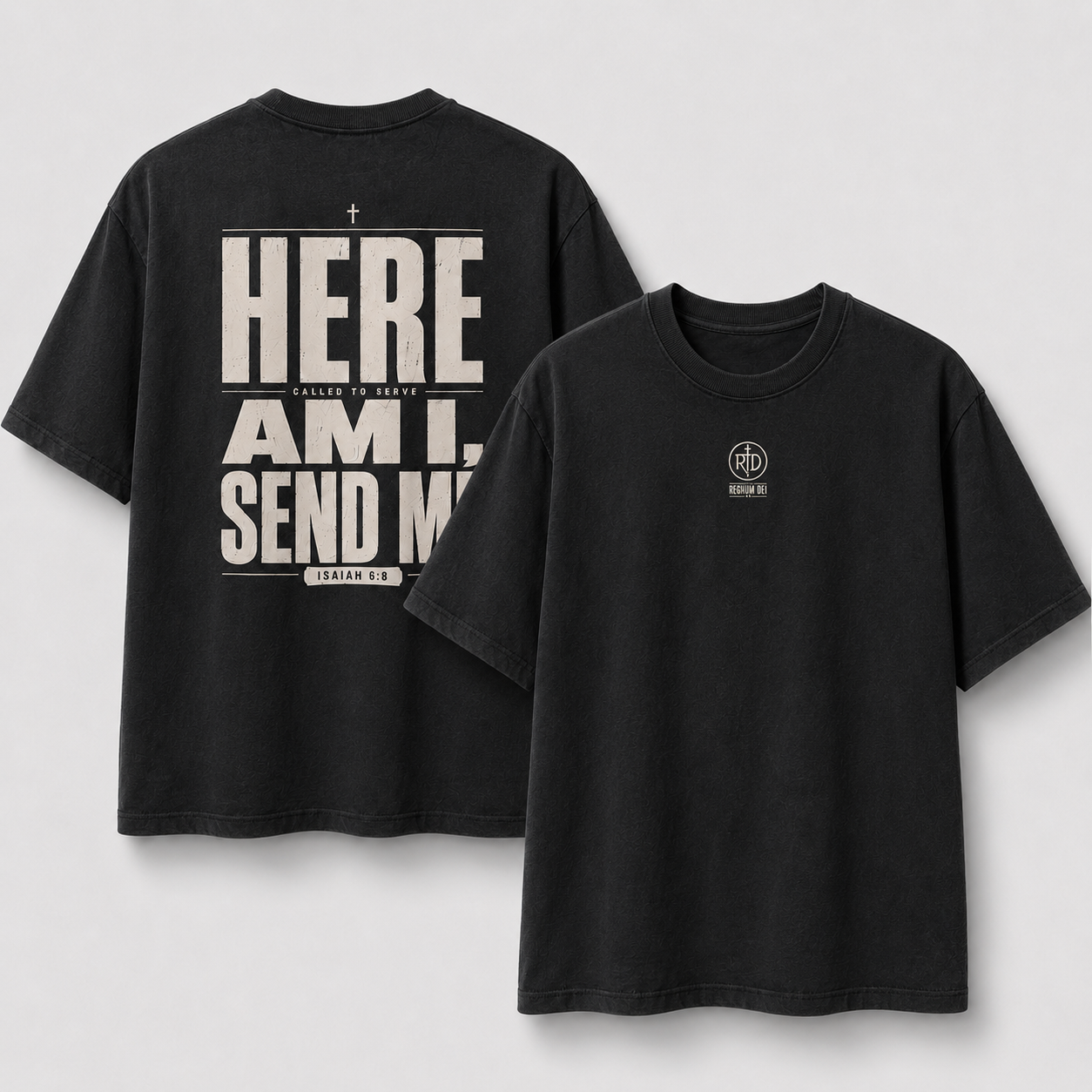 Isaiah 6:8 | Unisex Heavy Oversize Tee
