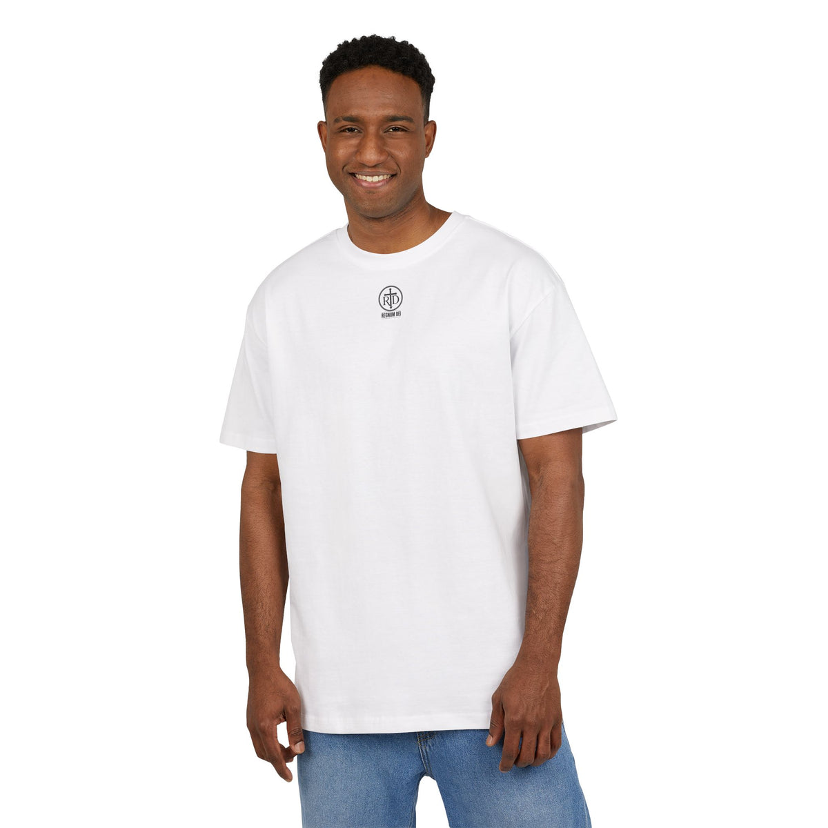 Here Am I, Send Me — Oversized Heavy Tee